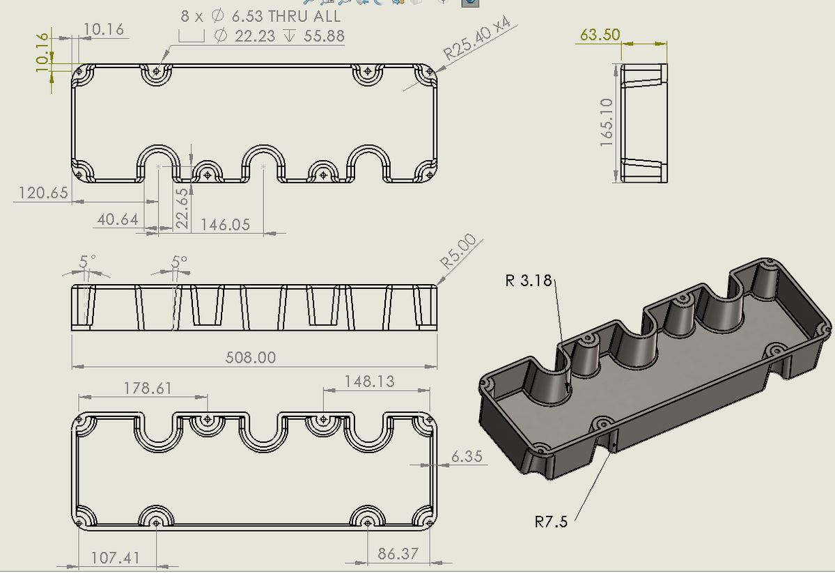 V6发动机步骤组件